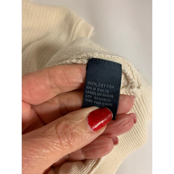 Alan Flusser Mens Vest Size Medium Ivory Golf Sports Normcore Staple Preppy - Picture 7 of 9